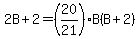 2B%2B2=%2820%2F21%29B%28B%2B2%29
