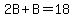 2B%2BB=18