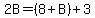 2B=%288%2BB%29%2B3