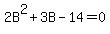 2B%5E2%2B3B-14=0