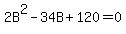 2B%5E2-34B%2B120=0