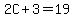 2C%2B3=19