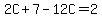 2C%2B7-12C=2.00