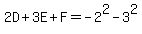 2D%2B3E%2BF=-2%5E2-3%5E2