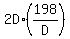 2D+%2A+%28198%2FD%29