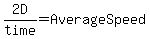 2D+%2F+time+=+AverageSpeed