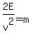 2E%2Fv%5E2=+m
