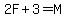 2F%2B3=M