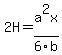 2H+=+a%5E2x%2F6b