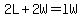 2L%2B2W=lW