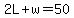 2L%2Bw=50
