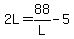 2L=88%2FL-5