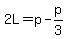 2L=p-p%2F3