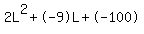 2L%5E2%2B-9L%2B-100