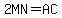 2MN=AC