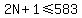 2N%2B1%3C=583