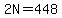2N=448
