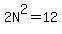 2N%5E2=12