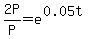 2P%2FP=e%5E%280.05t%29