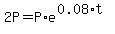 2P=P%2Ae%5E%280.08%2At%29