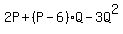 2P+%2B%28P+-+6%29Q+-3Q%5E2