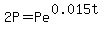 2P+=+Pe%5E%280.015t%29