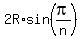 2R%2Asin%28pi%2Fn%29