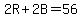 2R%2B2B=56