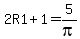 2R1%2B1=5%2Fpi