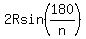 2Rsin%28180%2Fn%29