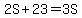 2S%2B23=3S