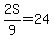 2S%2F9+=+24