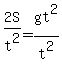 2S%2Ft%5E2=+gt%5E2%2Ft%5E2