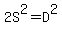 2S%5E2=D%5E2