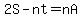2S-nt=nA
