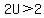 2U%3E2