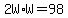 2W%2AW=98