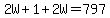 2W%2B1%2B2W=797