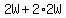 2W+%2B+2%2A2W