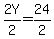 2Y%2F2=24%2F2