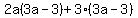 2a%283a-3%29+%2B+3%283a-3%29