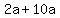 2a%2B10a