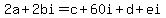 2a%2B2bi=c%2B60i%2Bd%2Bei