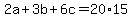 2a%2B3b%2B6c=20%2A15