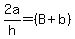 2a%2Fh=%28B%2Bb%29