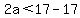 2a%3C17-17