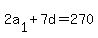 2a%5B1%5D%2B7d=270
