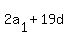 2a%5B1%5D+%2B+19d
