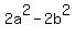 2a%5E2-2b%5E2