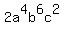2a%5E4b%5E6c%5E2